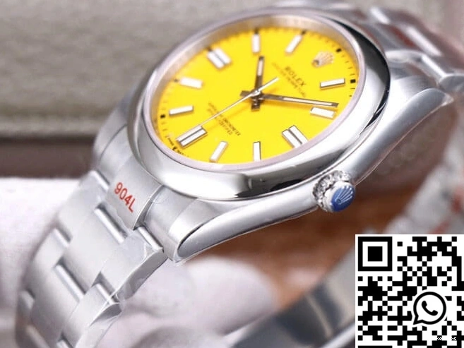 41MM EW Dial M124300-0004 Factory Oyster Yellow Rolex Perpetual 0419